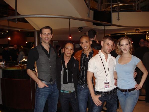 Michael Lomenda, Project Runway's Sunny Fong, Robin Yap Young, Jason Milot and Elodie Photo